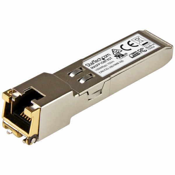 SFPモジュール／Meraki MA-SFP-1GB-TX互換／1000BASE-T RJ-45トランシーバー／100m