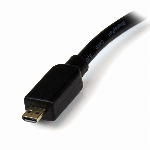 MicroHDMI-VGA変換アダプタ1xマイクロHDMI(タイプD)オスー1xVGA(D-Sub15ピン/HD15)メス1920x1080/1080pブラック