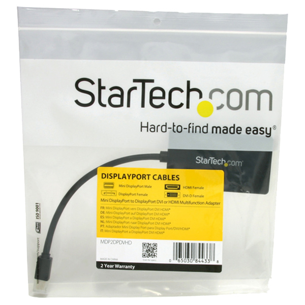 スリーインワンMiniDisplayPort-DisplayPort/DVI/HDMI変換アダプタ