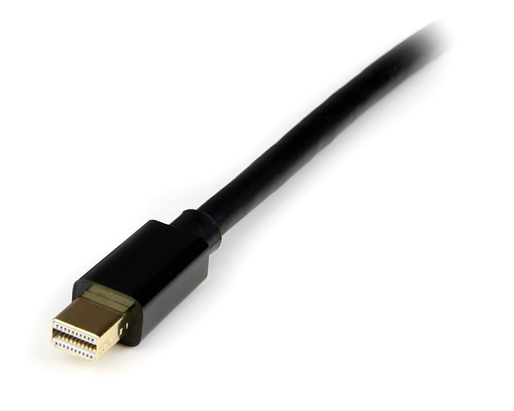 4mMiniDisplayPort-DisplayPort変換ケーブルDP/ディスプレイポート(オス)-mDP/ミニディスプレイポート(オス)