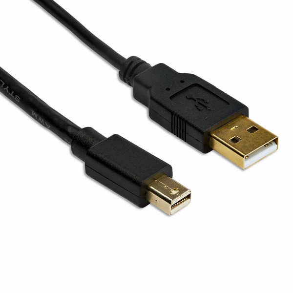 MiniDisplayPort-デュアルリンクDVI変換アダプタブラックUSBバスパワー対応DVIアクティブディスプレイコンバータ