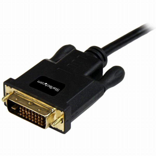 MiniDisplayPort-DVI変換ケーブル91cm1xミニディスプレイポート/MiniDP(オス)-1xDVI-D25ピン(オス)変換アダプタ1920x1200ブラック