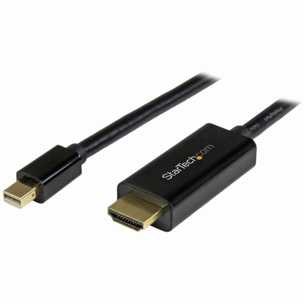MiniDisplayPort-HDMI変換ケーブル5m4K解像度/UHD対応ミニディスプレイポート(オス)-HDMI(オス)アダプタ(ケーブル内蔵)オス/オス4K2K(30Hz)