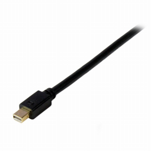MiniDisplayPort-VGA変換アダプタ91cmミニディスプレイポート/mDP/MiniDPオス-VGA/アナログRGB(D-Sub15ピン)オスコンバータ1920x1200ブラック