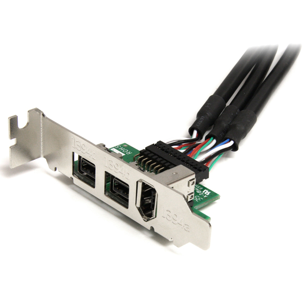 IEEE1394b2ポート/1394a1ポート3ポート増設MiniPCIExpressFireWireカードアダプタ9ピンFireWire800x2/6ピンFireWire400x1対応MiniPCIeカード