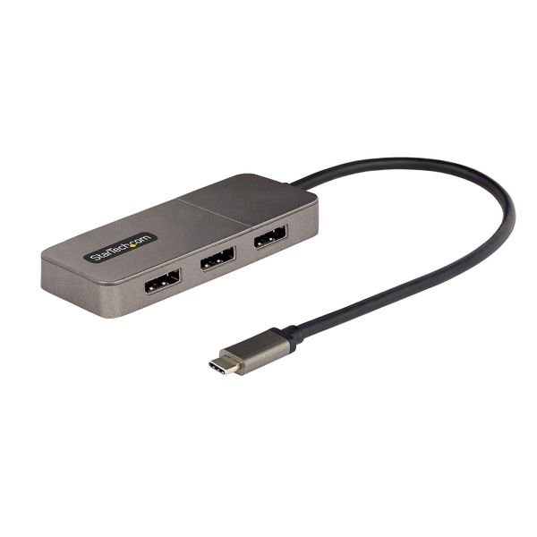 USB-C - DisplayPort 1.4変換アダプター/3画面/4K60Hz/Windowsのみ/モニター拡張ハブ