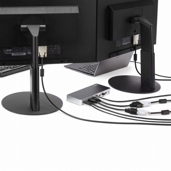 USBType-CドックWindowsのみに対応デュアルモニタ対応USB-C-HDMI/DVI60WPowerDelivery