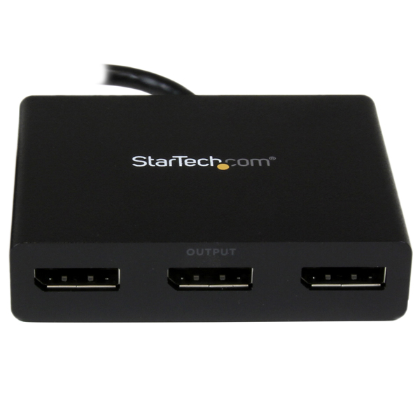 3ポートMSTハブDisplayPort-3xDisplayPortマルチモニタースプリッタ4K対応ディスプレイポート(オス)-3ポートディスプレイポート(メス)Windowsのみ対応