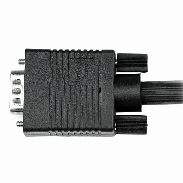 3m高解像度VGA(アナログRGB)同軸ディスプレイケーブル高密度D-Sub15ピン(ミニ)オス-高密度D-Sub15ピン(ミニ)オス1920x1200ブラック