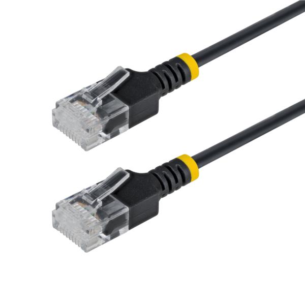 CAT6A LANケーブル／超スリム／30cm／ブラック／UTP／34AWG／純銅導体／個別試験済／カテゴリ6A
