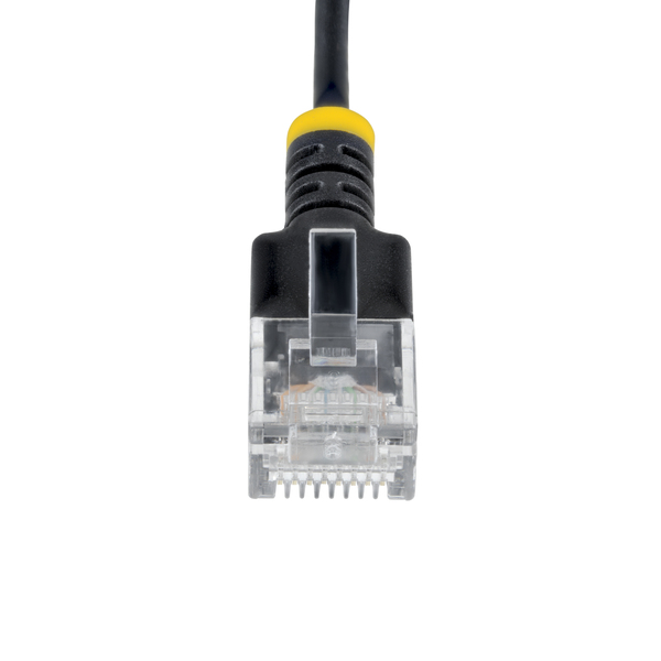 CAT6A LANケーブル／超スリム／30cm／ブラック／UTP／34AWG／純銅導体／個別試験済／カテゴリ6A