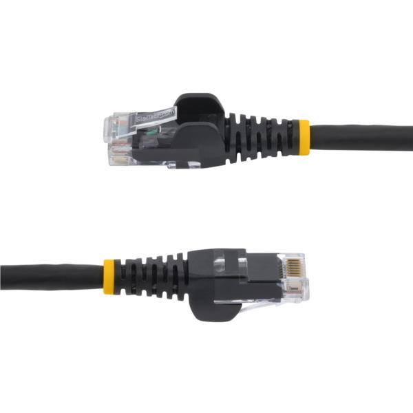 カテゴリー6LANケーブル-10m/ブラック/LSZH(低煙ゼロハロゲン)対応/650MHz10GbE/100WPoE/UTP/ツメ折れ防止RJ45コネクタ/ETL規格認定品/24AWG