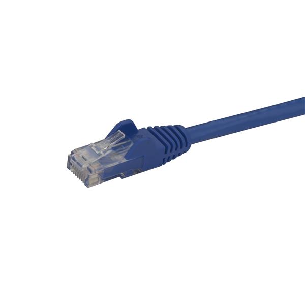 カテゴリー6LANケーブル1.5mツメ折れ防止RJ45コネクタブルーCat6ギガビットイーサネットケーブル24AWG