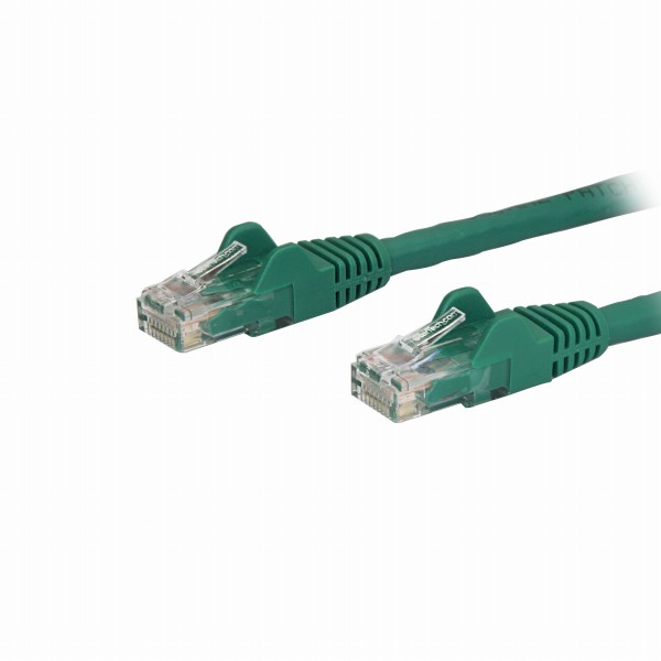カテゴリ6LANケーブル1mグリーンツメ折れ防止RJ45コネクタCat6UTPギガビットイーサネットケーブル