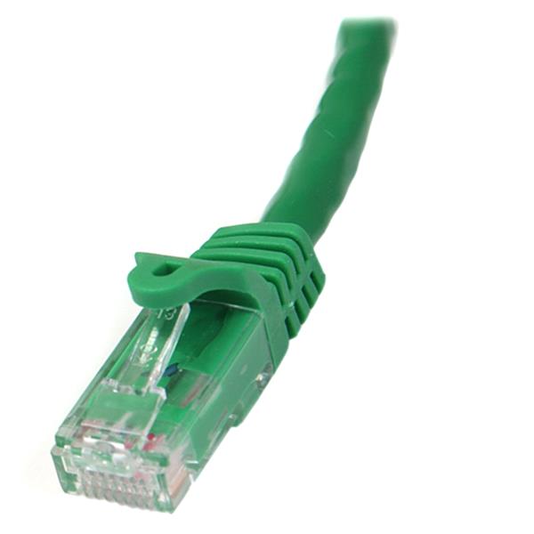 カテゴリー6LANケーブル7.5mツメ折れ防止RJ45コネクタグリーンCAT6ギガビットイーサネットケーブル24AWG