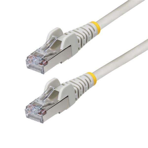 CAT6A LANケーブル/3m/グレー/10GbE 500MHz/PoE++ 100W/S/FTP/LSZH