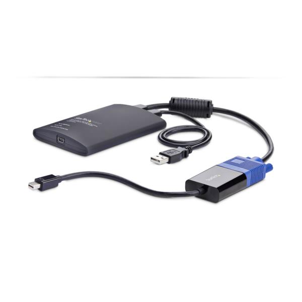 KVMコンソールアダプター ノートPC用/USB VGA Mini DisplayPort対応/サーバー保守 管理用