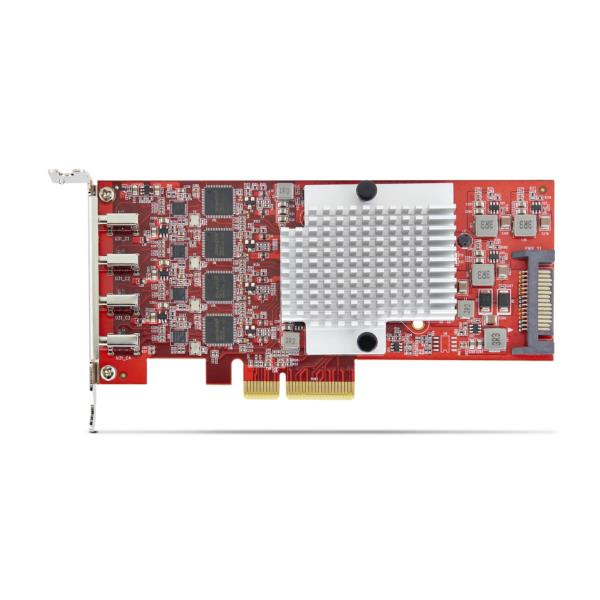 PCI Express拡張カード/PCIe 3.0 x4/4ポート USB-C 3.2 Gen 2/最大各10Gbps