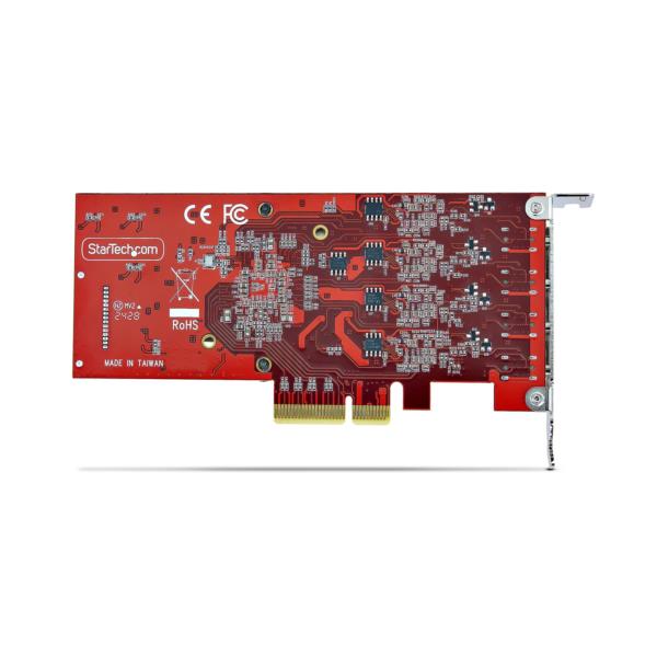 PCI Express拡張カード/PCIe 3.0 x4/4ポート USB-C 3.2 Gen 2/最大各10Gbps