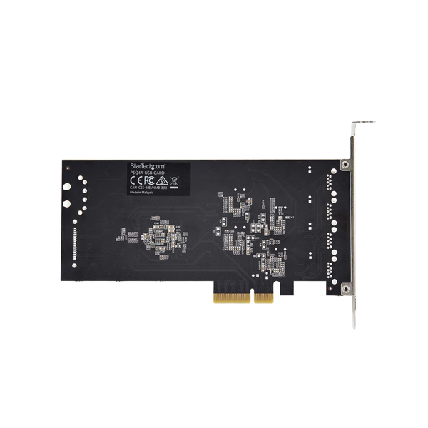 PCI Express拡張カード/PCIe 2.0 x4/4x USB-A/ペリフェラル電源端子/USB増設 アダプター