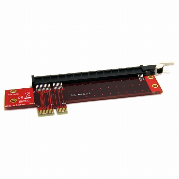 PCIExpressx1-x16変換カードロープロファイル用スロット拡張アダプタ(PCIex1からx16へ)