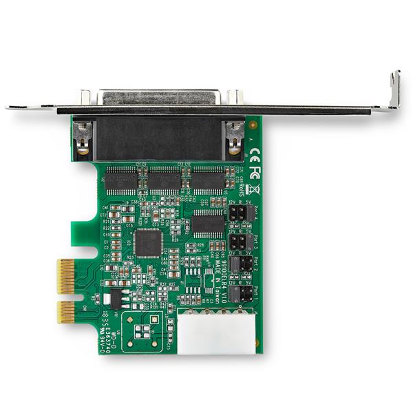 シリアル4ポート増設PCIExpressカード4xRS232Cポート拡張PCIe接続ボード16950UART内蔵Windows&Linux対応