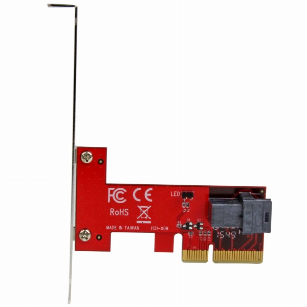 x4PCIExpress-SFF-8643変換アダプタNVMExpress対応2.5インチSSD用アダプタ(4レーンPCIe3.0スロット接続)