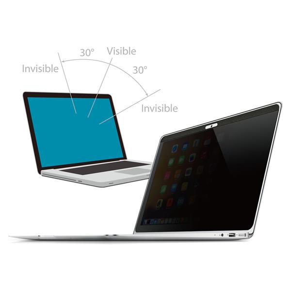 覗き見防止プライバシーフィルター13インチMacBook/Air対応光沢&艶なし加工面ブルーライトをカット左右30度の視野角