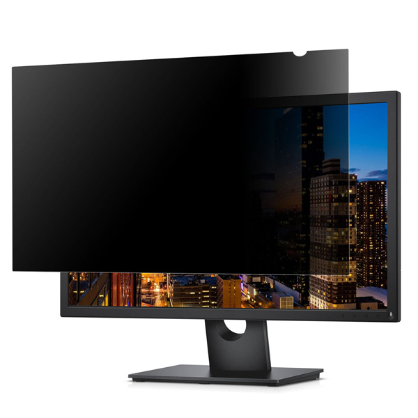 覗き見防止プライバシーフィルター汎用24インチモニター用光沢&つや消し加工面16：9アスペクト比左右30度の視野角