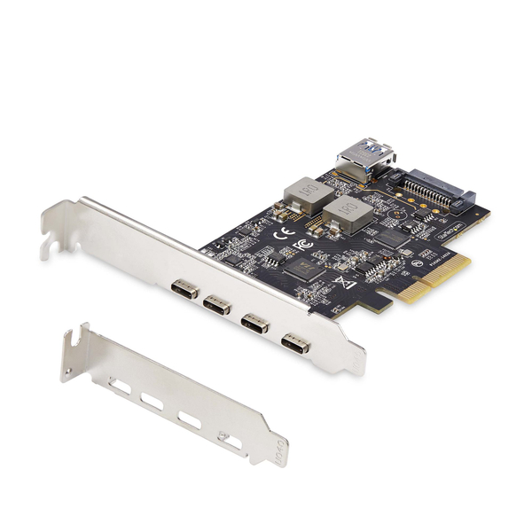 USB-C拡張カード/PCIe 3.0 x4/4x USB-C + 1x USB-A 3.2 Gen 2/WinLinx