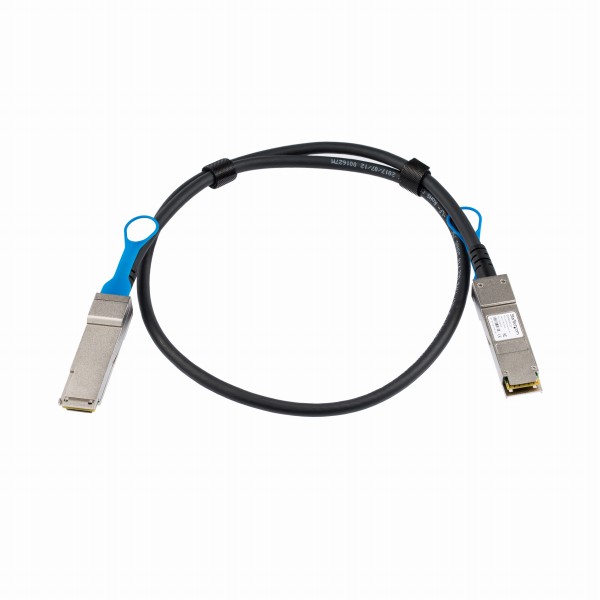DAC Twinaxブレークアウトケーブル／1m／MSA対応アンコード／40GbE QSFP+ 銅線DAC