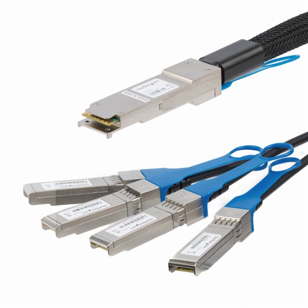 QSFP+DACTwinaxブレークアウトケーブル2mMSA準拠40GbE