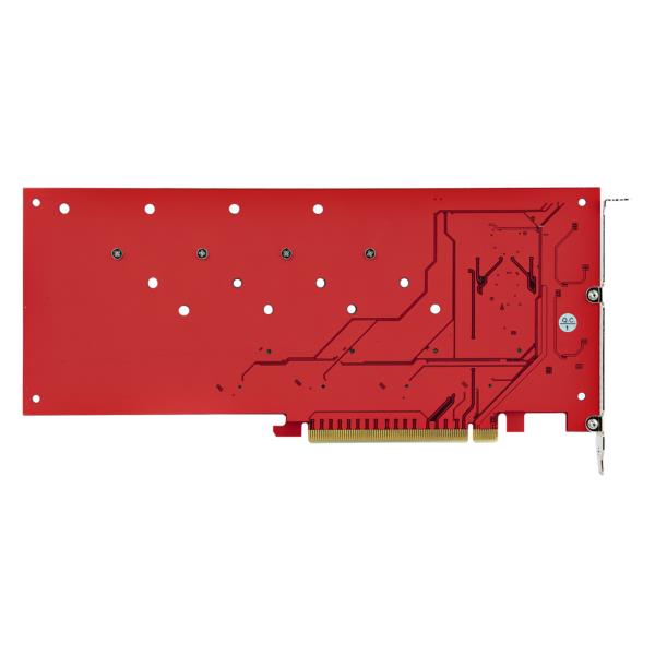 M.2 SSD拡張カード/PCI Express 4.0/4スロット NVMe・AHCI/Windows・Linux対応