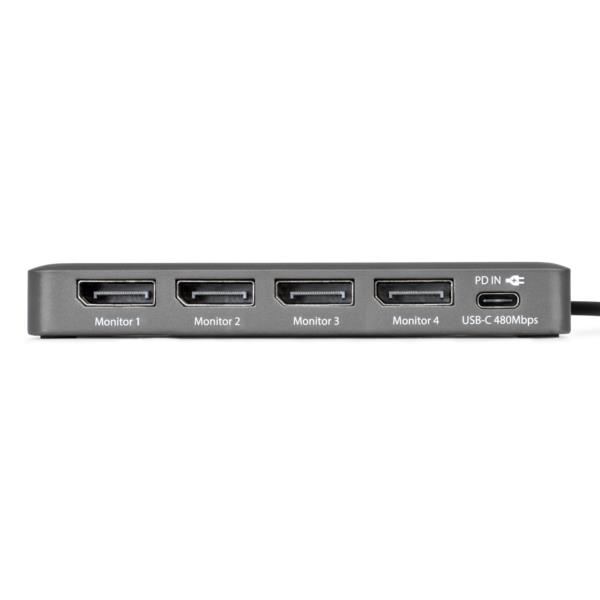 ドッキングステーション/USB-C接続/4画面/4K60Hz DisplayPort/100W PD/1x USB-A