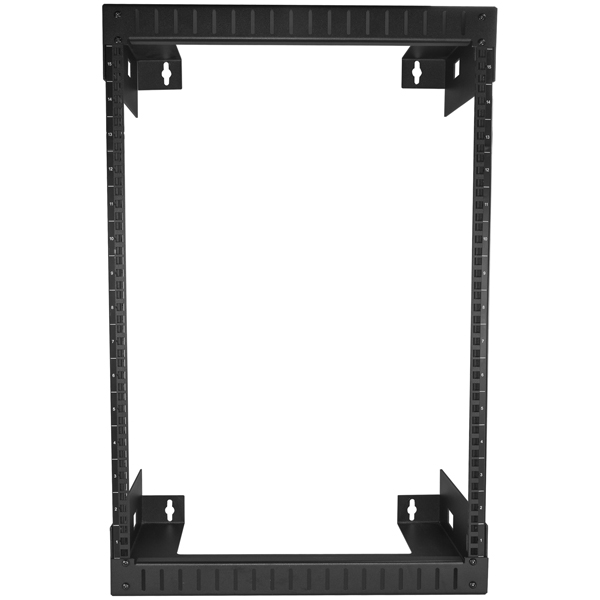 15Uウォールマウント19インチサーバーラック2ポストオープンフレーム/壁掛け式奥行き12インチ