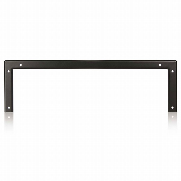 スチール製垂直型ラックマウントブラケット(2U/19インチ)ウォールマウント型ラックマウントアダプタ耐荷重57kg