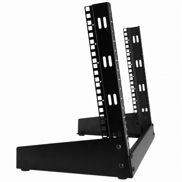 卓上用2ポスト式オープンフレームラック(8U/19インチ/EIA規格)