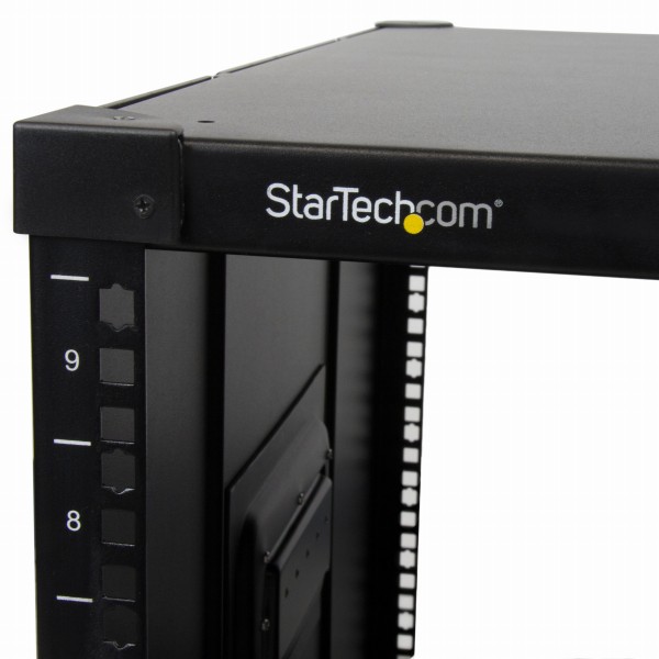 ポータブルキャスター付きサーバーラックキャビネットハンドル付き9U