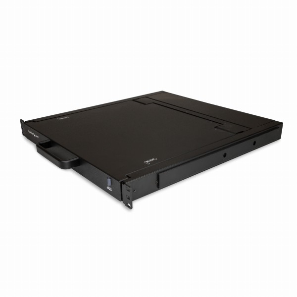 ラックマウント対応KVMコンソールドロワーVGA対応17インチLCD1UシングルKVMスイッチ1280x1024