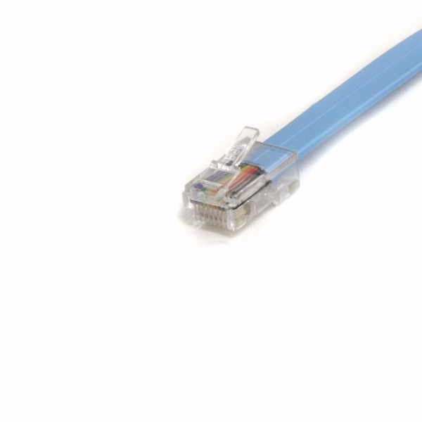 1.8mシスコCisco規格準拠コンソール/ロールオーバーケーブルRJ45/オス-RJ45/オス