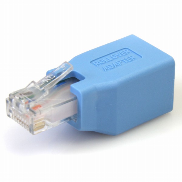 CiscoコンソールロールオーバーアダプタRJ45/メス-RJ45/オス