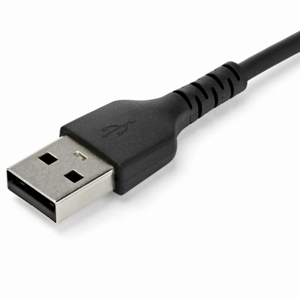 2mUSB-A-USB-CケーブルUSB2.0準拠ブラック
