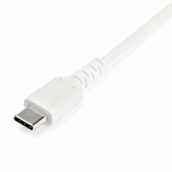 2mUSB-A-USB-CケーブルUSB2.0準拠ホワイト