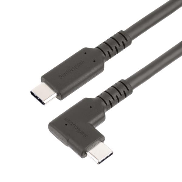 USB-Cケーブル/L型コネクター/高耐久/2m/USB3.2Gen1(5Gbps)/4K60HzDPAltモード