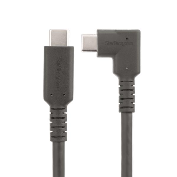USB-Cケーブル/L型コネクター/高耐久/2m/USB3.2Gen1(5Gbps)/4K60HzDPAltモード