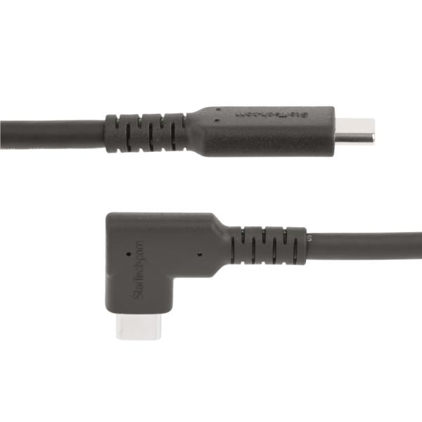 USB-Cケーブル/L型コネクター/高耐久/2m/USB3.2Gen1(5Gbps)/4K60HzDPAltモード