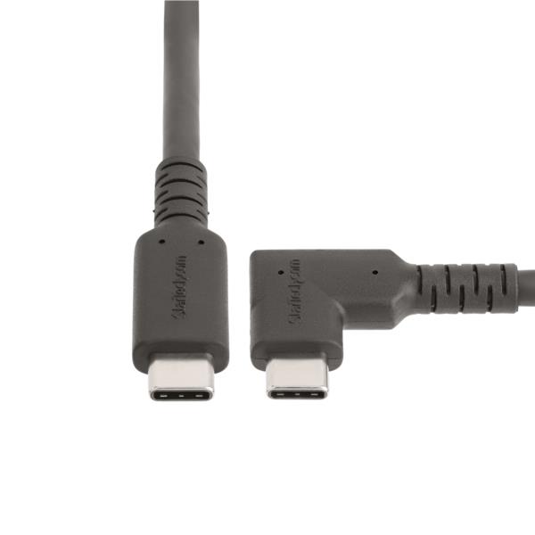 USB-Cケーブル/L型コネクター/高耐久/2m/USB3.2Gen1(5Gbps)/4K60HzDPAltモード