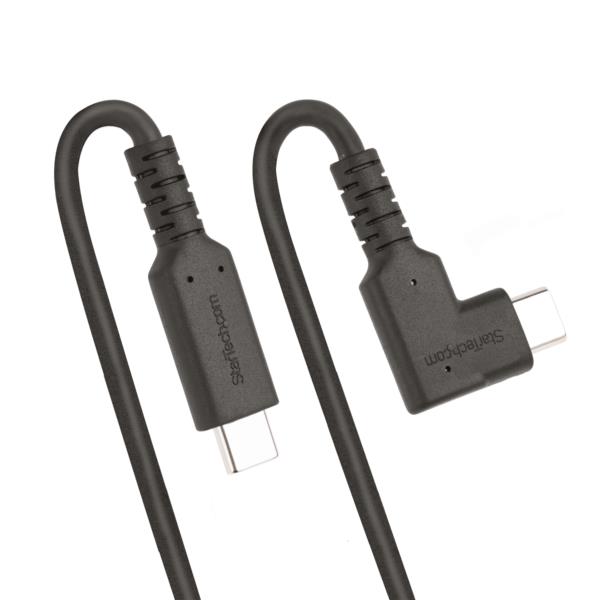 USB-Cケーブル/L型コネクター/高耐久/2m/USB3.2Gen1(5Gbps)/4K60HzDPAltモード