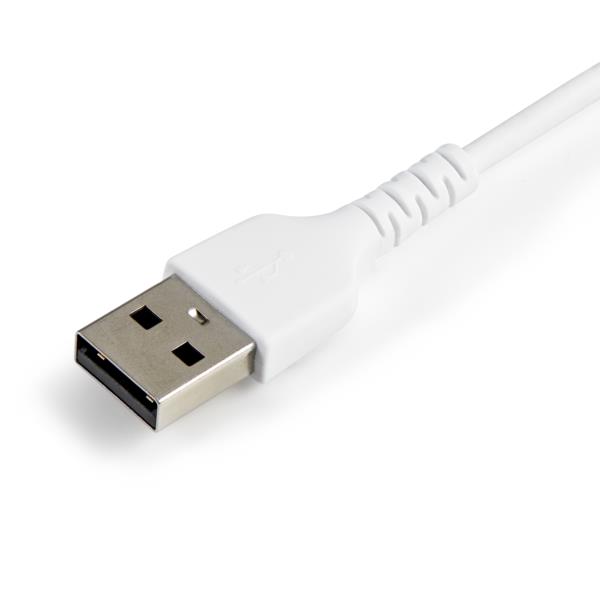 高耐久Lightning-USB-Aケーブル30cm/ホワイト/アラミド繊維補強/iPhone、iPod、iPad対応/AppleMFi認証アップルライトニング-USB充電同期ケーブル