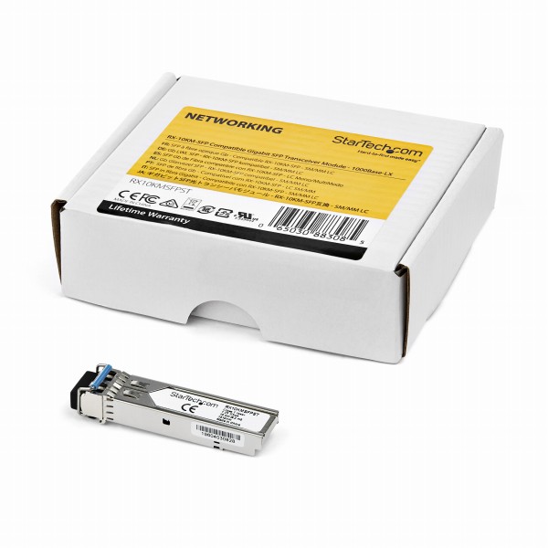 SFPモジュール／Juniper RX-10KM-SFP互換／1000BASE-LX／SM/MM／10km